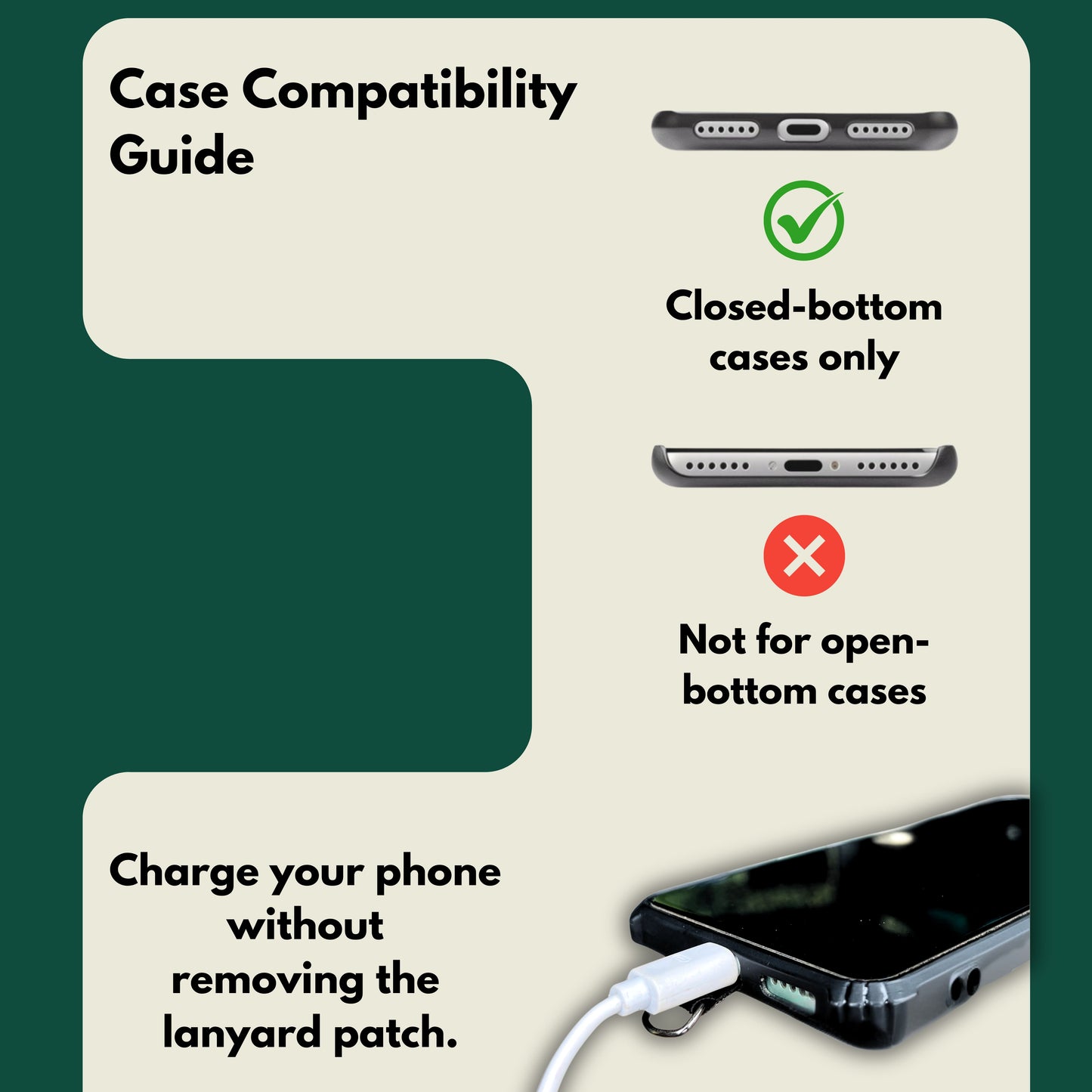 Guardia | Retractable Mobile Lanyard Holder for Anti-Theft & Anti-Drop Protection | 65cm Extendable Cable | Universal Phone Patch & Carabiner Hook | Smart Everyday Companion